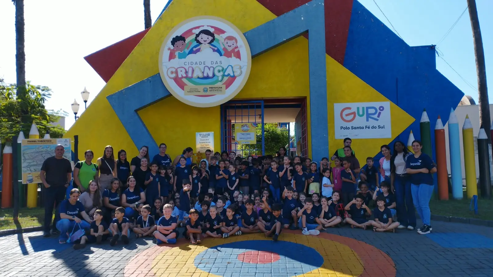 Cidade das Crianças recebeu cerca de 300 alunos da região nesta semana