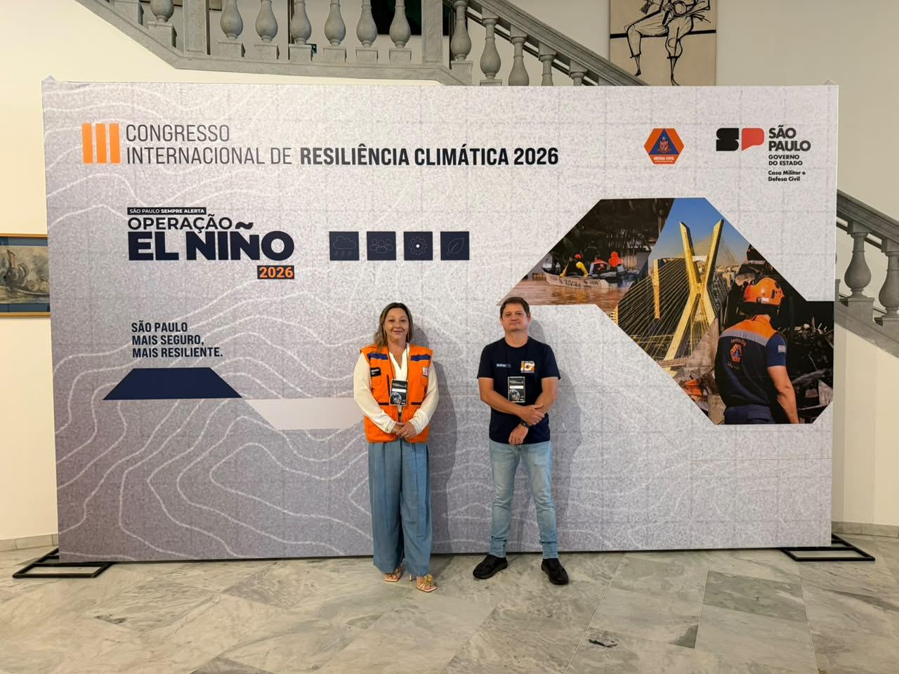 Defesa Civil participa de congresso internacional sobre mudanças climáticas