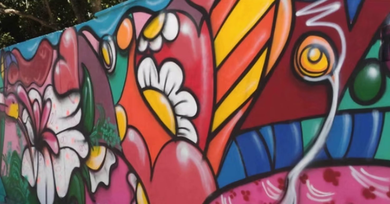 Moradores do bairro Coester apelam ao grafite para combater pichações em Fernandópolis