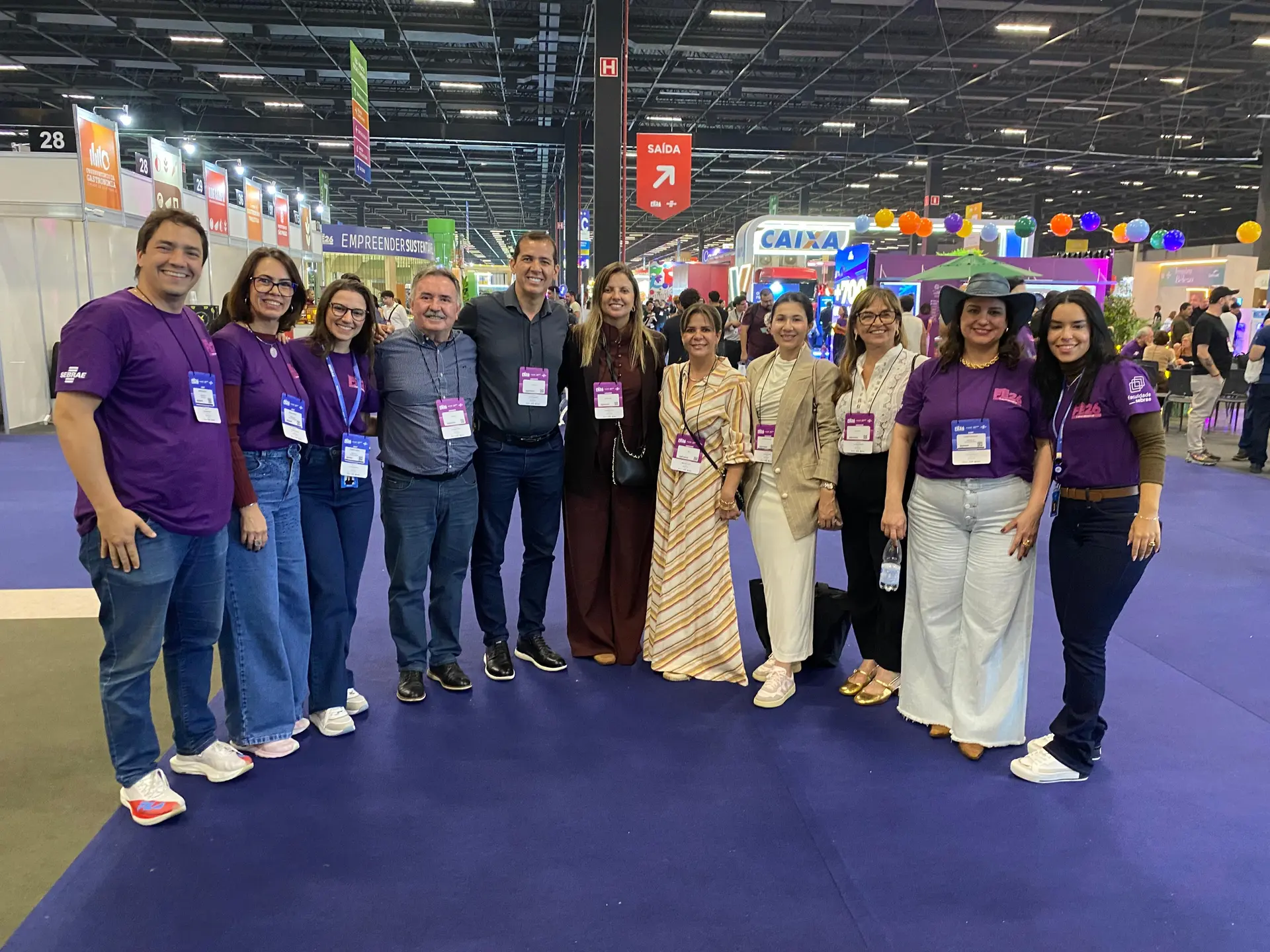 Prefeito Evandro Mura e comitiva de Santa Fé do Sul participam da Feira do Empreendedor do Sebrae em São Paulo