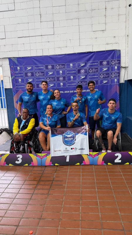 Natação de Votuporanga conquista 18 medalhas no Campeonato Paulista de Paranatação