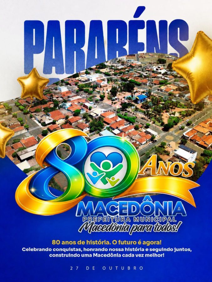 Macedônia comemora 80 anos de fundação com celebração de sua história e tradições
